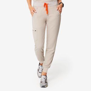 XS Figs ZAMORA Jogger Scrub Pants in boulder NWT